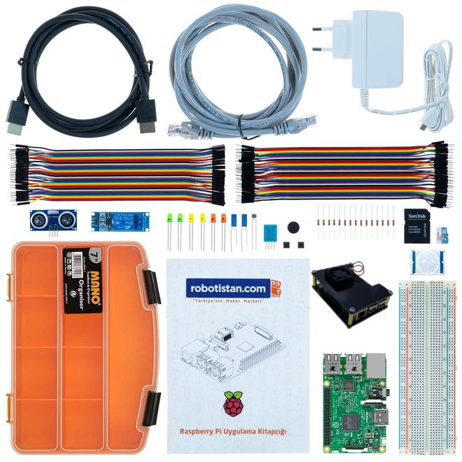 Raspberry Pi 3 Super Starter Set (with Turkish book)