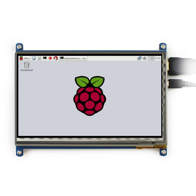 WaveShare 7" HDMI Capacitive LCD Touch Display - 1024x600