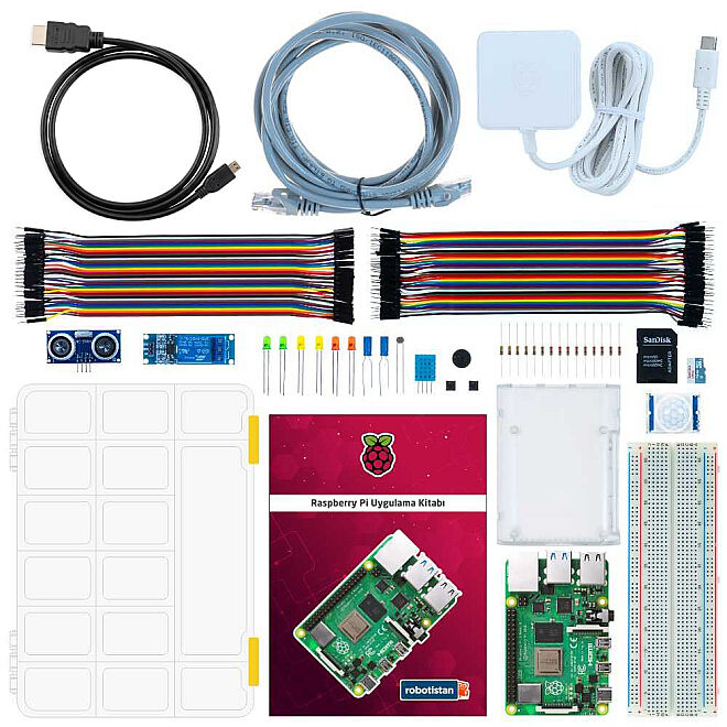 Raspberry Pi 4 4GB Süper Başlangıç Seti