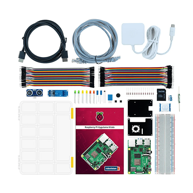 Raspberry Pi 4 8GB Süper Başlangıç Seti