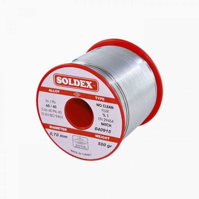 Soldex Sn60 Pb40 Lehim Teli - 0.7mm 500gr