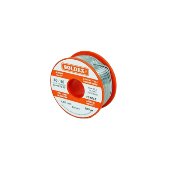 Soldex Sn40 Pb60 Lehim Teli - 1.6mm 200gr