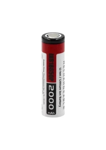 Orion 18650P 3.7V 2450mAh Li-ion Şarjlı Pil - Kutup Başsız